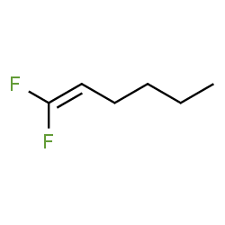ChemSpider 2D Image | 1,1-Difluoro-1-hexene | C6H10F2