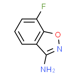 ChemSpider 2D Image | 7-Fluoro-1,2-benzoxazol-3-amine | C7H5FN2O