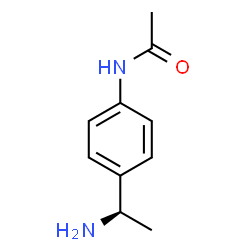 ChemSpider 2D Image | (R)-N-(4-(1-AMINOETHYL)PHENYL)ACETAMIDE | C10H14N2O