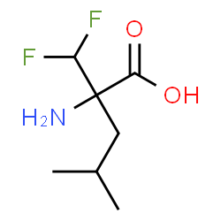 ChemSpider 2D Image | 2-(Difluoromethyl)leucine | C7H13F2NO2
