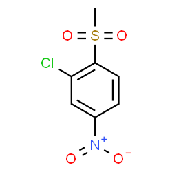 ChemSpider 2D Image | 2-Chloro-4-nitrophenyl methyl sulfone | C7H6ClNO4S