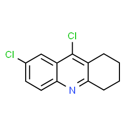 ChemSpider 2D Image | 7,9-Dichloro-1,2,3,4-tetrahydroacridine | C13H11Cl2N