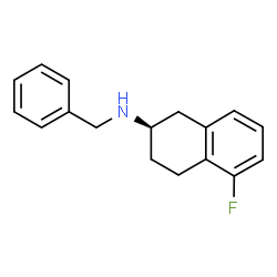 ChemSpider 2D Image | (2R)-N-Benzyl-5-fluoro-1,2,3,4-tetrahydro-2-naphthalenamine | C17H18FN