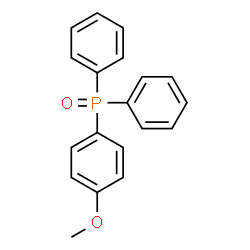ChemSpider 2D Image | (4-Methoxyphenyl)(diphenyl)phosphine oxide | C19H17O2P