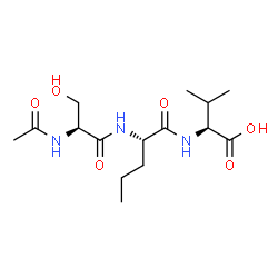 ChemSpider 2D Image | N-Acetyl-L-seryl-L-norvalyl-L-valine | C15H27N3O6