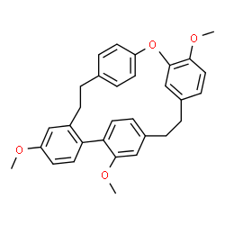 ChemSpider 2D Image | 5,16,24-Trimethoxy-14-oxapentacyclo[20.2.2.2~10,13~.1~15,19~.0~2,7~]nonacosa-1(24),2,4,6,10,12,15(27),16,18,22,25,28-dodecaene | C31H30O4