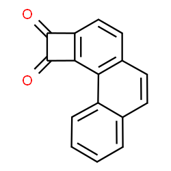 ChemSpider 2D Image | Cyclobuta[c]phenanthrene-1,2-dione | C16H8O2