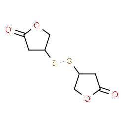 ChemSpider 2D Image | 4,4'-Disulfanediyldidihydro-2(3H)-furanone | C8H10O4S2