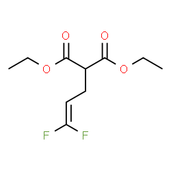 ChemSpider 2D Image | Diethyl (3,3-difluoro-2-propen-1-yl)malonate | C10H14F2O4