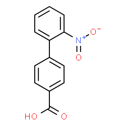 ChemSpider 2D Image | 2'-Nitro-4-biphenylcarboxylic acid | C13H9NO4