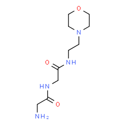 ChemSpider 2D Image | Glycyl-N-[2-(4-morpholinyl)ethyl]glycinamide | C10H20N4O3
