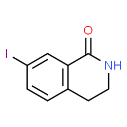 ChemSpider 2D Image | 3,4-Dihydro-7-iodo-1(2H)-isoquinolinone | C9H8INO
