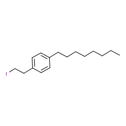 ChemSpider 2D Image | 1-(2-Iodoethyl)-4-octylbenzene | C16H25I