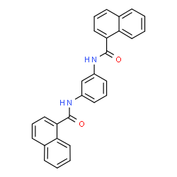 ChemSpider 2D Image | N,N'-1,3-Phenylenedi(1-naphthamide) | C28H20N2O2