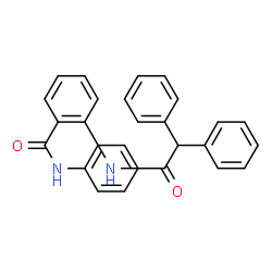 ChemSpider 2D Image | 2-[(Diphenylacetyl)amino]-N-phenylbenzamide | C27H22N2O2