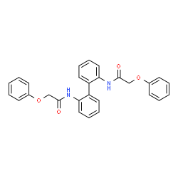 ChemSpider 2D Image | N,N'-2,2'-Biphenyldiylbis(2-phenoxyacetamide) | C28H24N2O4