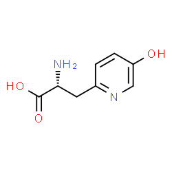 ChemSpider 2D Image | 3-(5-Hydroxy-2-pyridinyl)-D-alanine | C8H10N2O3