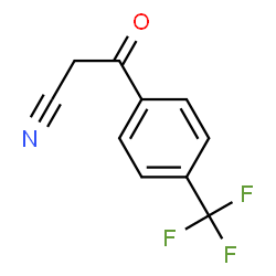 ChemSpider 2D Image | 4-(Trifluoromethyl)benzoylacetonitrile | C10H6F3NO