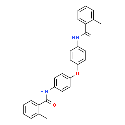 ChemSpider 2D Image | N,N'-(Oxydi-4,1-phenylene)bis(2-methylbenzamide) | C28H24N2O3