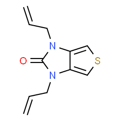 ChemSpider 2D Image | 1,3-Diallyl-1H-thieno[3,4-d]imidazol-2(3H)-one | C11H12N2OS