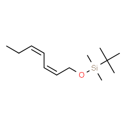 ChemSpider 2D Image | [(2Z,4Z)-2,4-Heptadien-1-yloxy](dimethyl)(2-methyl-2-propanyl)silane | C13H26OSi