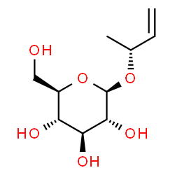 ChemSpider 2D Image | (2R)-3-Buten-2-yl beta-D-glucopyranoside | C10H18O6