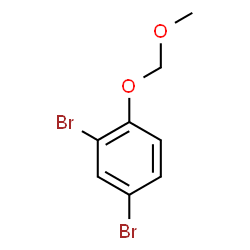 ChemSpider 2D Image | 2,4-Dibromo-1-(methoxymethoxy)benzene | C8H8Br2O2