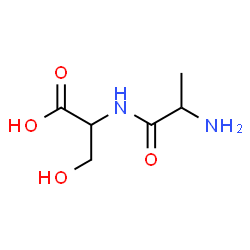 ChemSpider 2D Image | ala-ser | C6H12N2O4