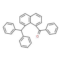 ChemSpider 2D Image | [8-(Diphenylmethyl)-1-naphthyl](phenyl)methanone | C30H22O
