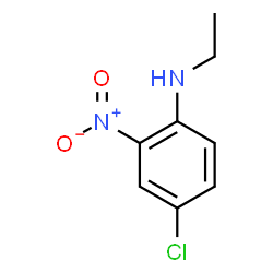 ChemSpider 2D Image | 4-Chloro-N-ethyl-2-nitroaniline | C8H9ClN2O2