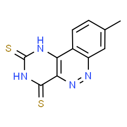 ChemSpider 2D Image | 8-Methylpyrimido[5,4-c]cinnoline-2,4(1H,3H)-dithione | C11H8N4S2