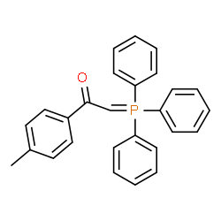 ChemSpider 2D Image | 1-(4-Methylphenyl)-2-(triphenylphosphoranylidene)ethanone | C27H23OP