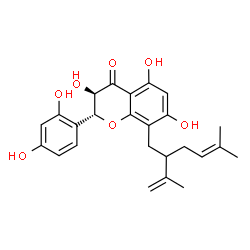 ChemSpider 2D Image | Kushenol X | C25H28O7