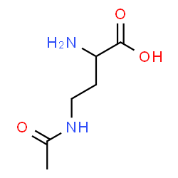 ChemSpider 2D Image | 4-Acetamido-2-aminobutanoic acid | C6H12N2O3