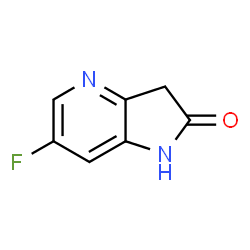 ChemSpider 2D Image | 6-fluoro-1H,2H,3H-pyrrolo[3,2-b]pyridin-2-one | C7H5FN2O
