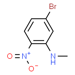ChemSpider 2D Image | 5-Bromo-N-methyl-2-nitroaniline | C7H7BrN2O2