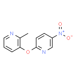 ChemSpider 2D Image | 2-Methyl-3-[(5-nitropyridin-2-yl)oxy]pyridin | C11H9N3O3