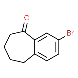 ChemSpider 2D Image | 3-Bromo-6,7,8,9-tetrahydro-5H-benzo[7]annulen-5-one | C11H11BrO