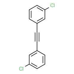 ChemSpider 2D Image | 1,1'-(1,2-Ethynediyl)bis(3-chlorobenzene) | C14H8Cl2