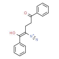 ChemSpider 2D Image | (1E)-1-Hydroxy-5-oxo-1,5-diphenyl-1-pentene-2-diazonium | C17H15N2O2