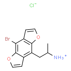 ChemSpider 2D Image | BROMO-DRAGONFLY HYDROCHLORIDE | C13H13BrClNO2