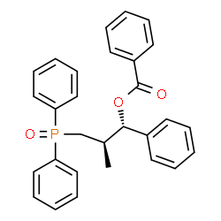ChemSpider 2D Image | (1S,2R)-3-(Diphenylphosphoryl)-2-methyl-1-phenylpropyl benzoate | C29H27O3P