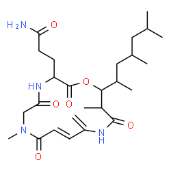 ChemSpider 2D Image | Rakicidin C | C26H42N4O6
