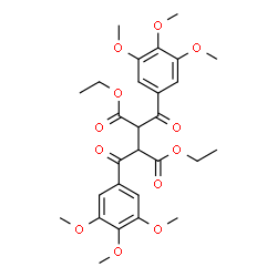 ChemSpider 2D Image | Diethyl 2,3-bis(3,4,5-trimethoxybenzoyl)succinate | C28H34O12