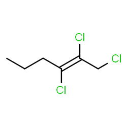 ChemSpider 2D Image | (2E)-1,2,3-Trichloro-2-hexene | C6H9Cl3