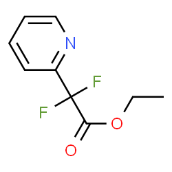 ChemSpider 2D Image | Ethyldifluor(pyridin-2-yl)acetat | C9H9F2NO2