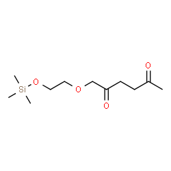 ChemSpider 2D Image | 1-{2-[(Trimethylsilyl)oxy]ethoxy}-2,5-hexanedione | C11H22O4Si