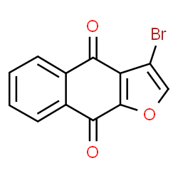 ChemSpider 2D Image | 3-Bromonaphtho[2,3-b]furan-4,9-dione | C12H5BrO3