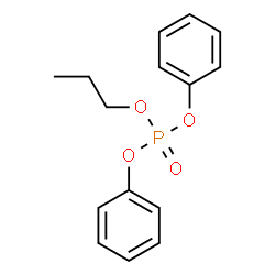 ChemSpider 2D Image | Diphenyl propyl phosphate | C15H17O4P