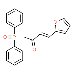 ChemSpider 2D Image | (3E)-1-(Diphenylphosphoryl)-4-(2-furyl)-3-buten-2-one | C20H17O3P